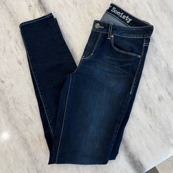 ARTICLES OF SOCIETY dark wash stretch skinny jeans size 28 ADD - Picture 2 of 11